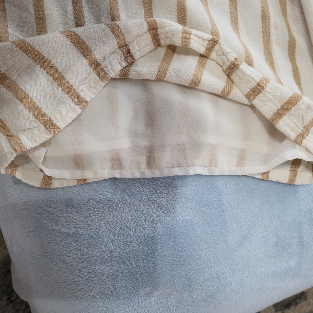 American Eagle wide leg linen pants M - Picture 4 of 9
